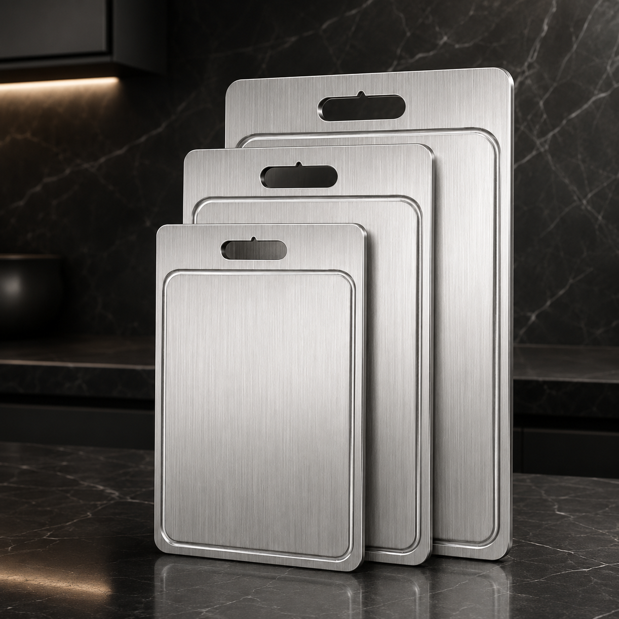 Stainless Steel Cutting Board – Hygienic and Non-Slip