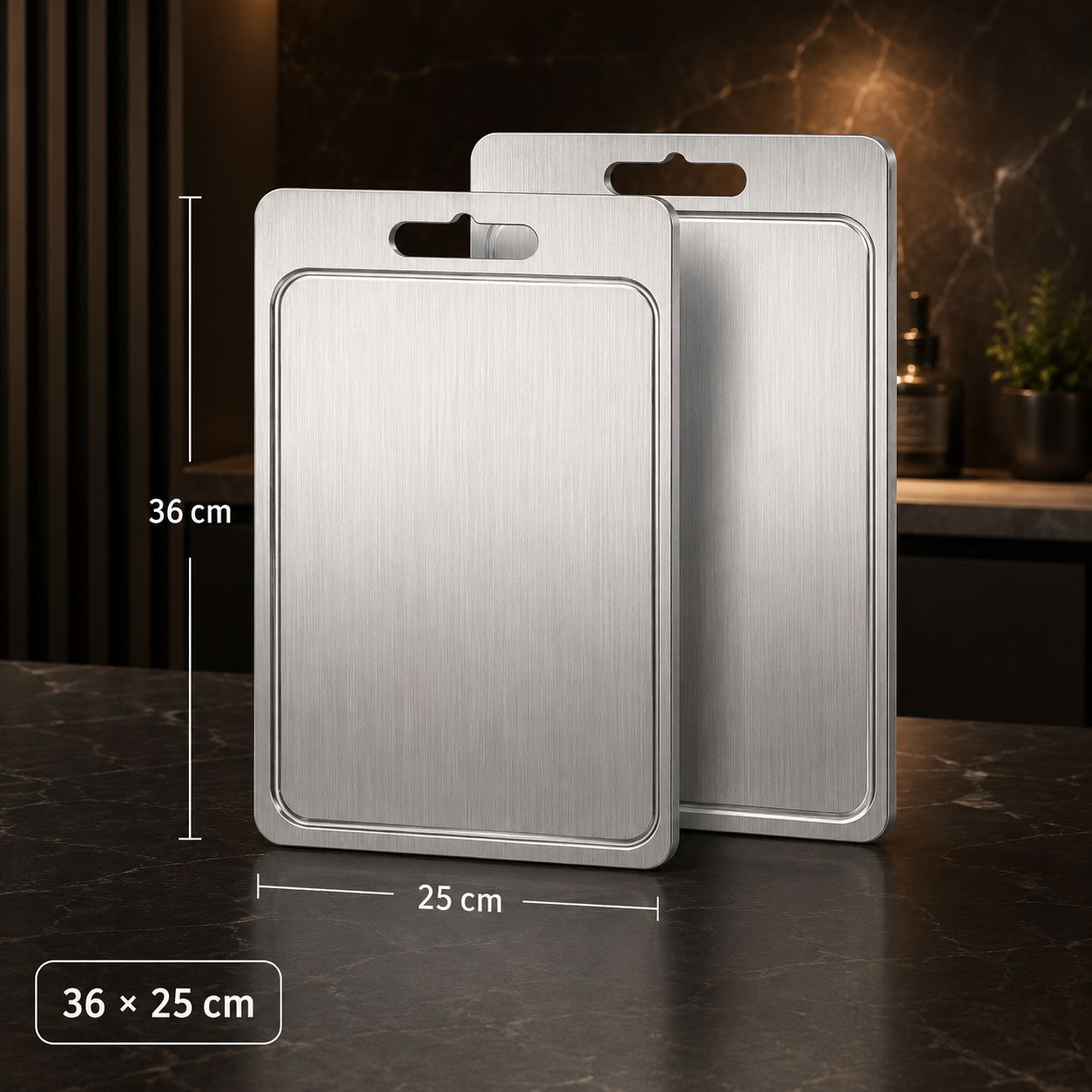 Stainless Steel Cutting Board – Hygienic and Non-Slip